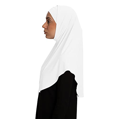 TheHijabStore.com Women's Amira Hijab 2 Piece with Tube Under Scarf Cap- Soft Polyester Princess Ready to Wear Instant Scarf