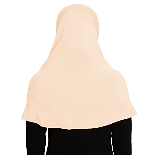 TheHijabStore.com Women's 2 Piece Amira Jersey Hijab - Soft Modal Stretch Head Scarf with Tube Under Scarf Cap
