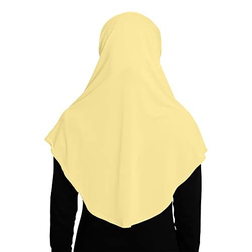 TheHijabStore.com Women's Amira Hijab 2 Piece with Tube Under Scarf Cap- Soft Polyester Princess Ready to Wear Instant Scarf