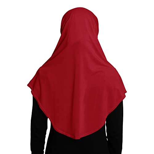 TheHijabStore.com Women's Amira Hijab 2 Piece with Tube Under Scarf Cap- Soft Polyester Princess Ready to Wear Instant Scarf