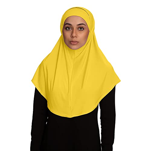 TheHijabStore.com Women's Amira Hijab 2 Piece with Tube Under Scarf Cap- Soft Polyester Princess Ready to Wear Instant Scarf