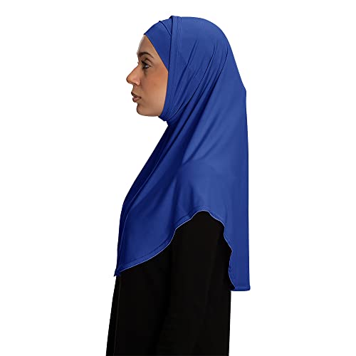 TheHijabStore.com Women's Amira Hijab 2 Piece with Tube Under Scarf Cap- Soft Polyester Princess Ready to Wear Instant Scarf