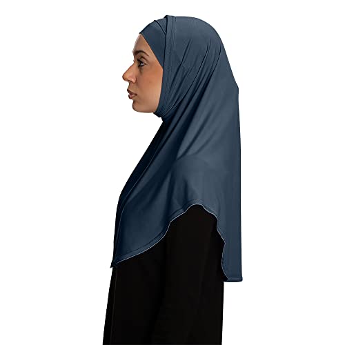 TheHijabStore.com Women's Amira Hijab 2 Piece with Tube Under Scarf Cap- Soft Polyester Princess Ready to Wear Instant Scarf