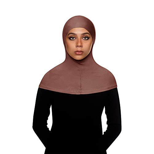 TheHijabStore.com Women's Ninja Instant Full Coverage Hijab Under Cap Sport Bonnet Swim Hijab Under Scarf Ready To Wear Pull On