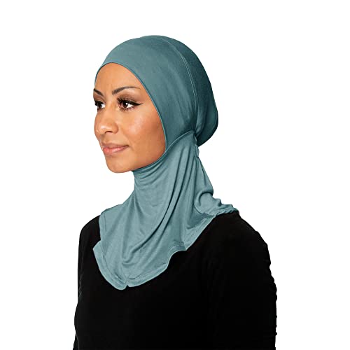 TheHijabStore.com Women's Ninja Hijab Under Scarf with Comfortable Elastic Neck Full Instant Coverage Bonnet Caps