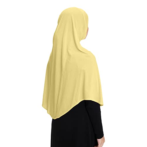TheHijabStore.com Women's 1 Piece Amira Instant Hijab Ready to Wear Soft Head Wrap - Muslim Head Scarf Pull on Headwear