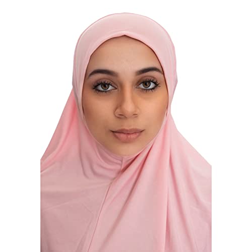 TheHijabStore.com Women's 1 Piece Amira Instant Hijab Ready to Wear Soft Head Wrap - Muslim Head Scarf Pull on Headwear
