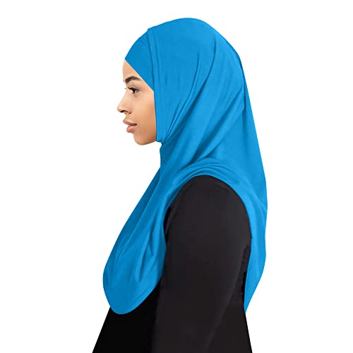 TheHijabStore.com Women's Amira Hijab 2 Piece with Tube Under Scarf Cap- Soft Polyester Princess Ready to Wear Instant Scarf