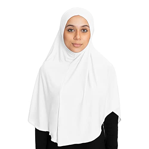 TheHijabStore.com Women's 1 Piece Amira Instant Hijab Ready to Wear Soft Head Wrap - Muslim Head Scarf Pull on Headwear