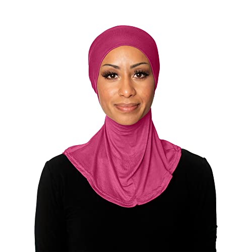 TheHijabStore.com Women's Ninja Hijab Under Scarf with Comfortable Elastic Neck Full Instant Coverage Bonnet Caps