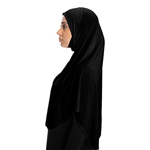 TheHijabStore.com Women's 1 Piece Amira Instant Hijab Ready to Wear Soft Head Wrap - Muslim Head Scarf Pull on Headwear