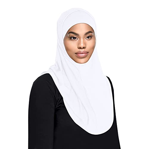 TheHijabStore.com Women's Amira Hijab 2 Piece with Tube Under Scarf Cap- Soft Polyester Princess Ready to Wear Instant Scarf