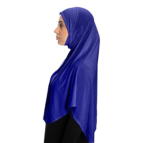 TheHijabStore.com Women's 1 Piece Amira Instant Hijab Ready to Wear Soft Head Wrap - Muslim Head Scarf Pull on Headwear