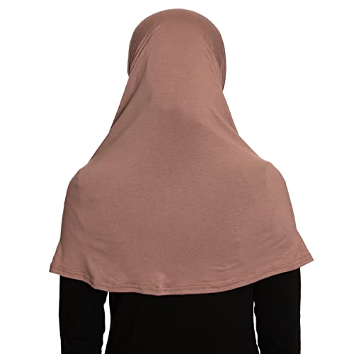 TheHijabStore.com Women's 2 Piece Amira Jersey Hijab - Soft Modal Stretch Head Scarf with Tube Under Scarf Cap