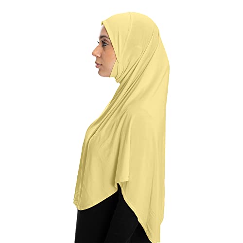 TheHijabStore.com Women's 1 Piece Amira Instant Hijab Ready to Wear Soft Head Wrap - Muslim Head Scarf Pull on Headwear
