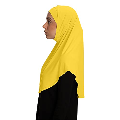 TheHijabStore.com Women's Amira Hijab 2 Piece with Tube Under Scarf Cap- Soft Polyester Princess Ready to Wear Instant Scarf