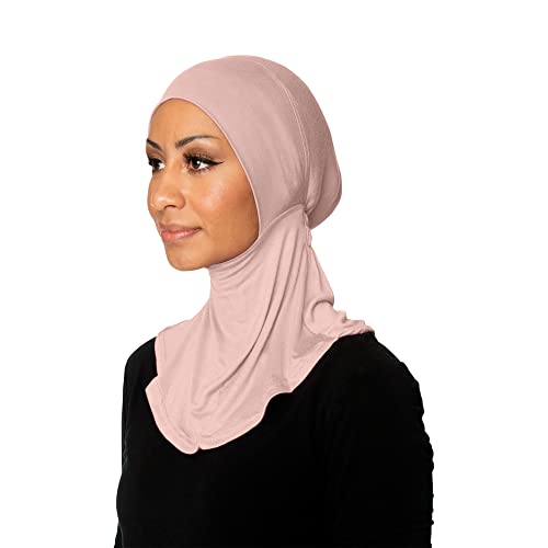 TheHijabStore.com Women's Ninja Hijab Under Scarf with Comfortable Elastic Neck Full Instant Coverage Bonnet Caps