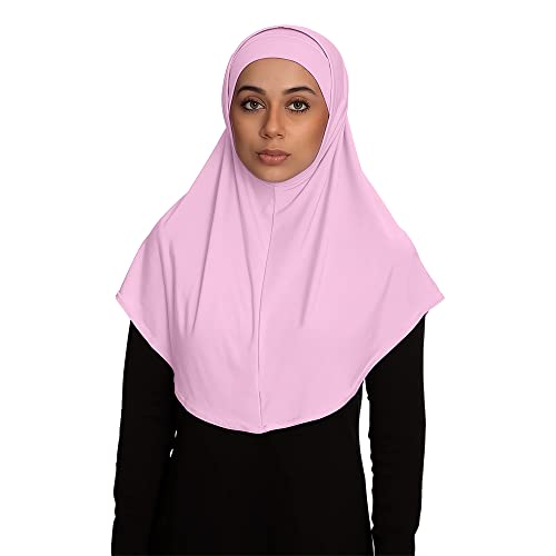 TheHijabStore.com Women's Amira Hijab 2 Piece with Tube Under Scarf Cap- Soft Polyester Princess Ready to Wear Instant Scarf