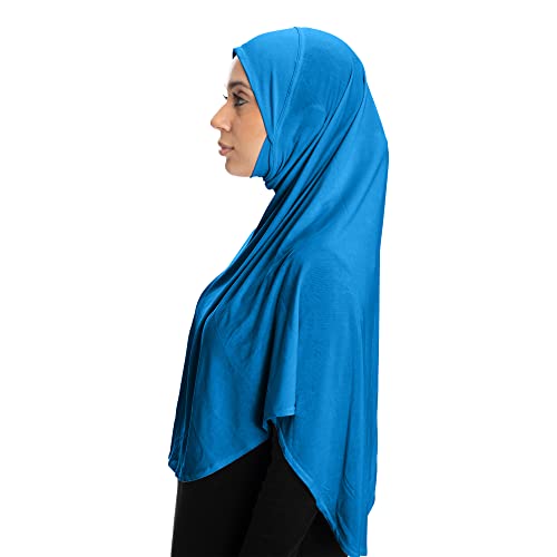 TheHijabStore.com Women's 1 Piece Amira Instant Hijab Ready to Wear Soft Head Wrap - Muslim Head Scarf Pull on Headwear