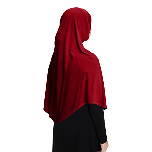 TheHijabStore.com Women's 1 Piece Amira Instant Hijab Ready to Wear Soft Head Wrap - Muslim Head Scarf Pull on Headwear