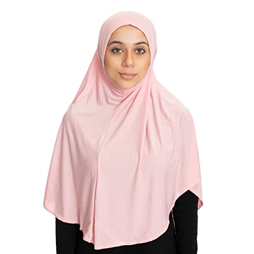 TheHijabStore.com Women's 1 Piece Amira Instant Hijab Ready to Wear Soft Head Wrap - Muslim Head Scarf Pull on Headwear