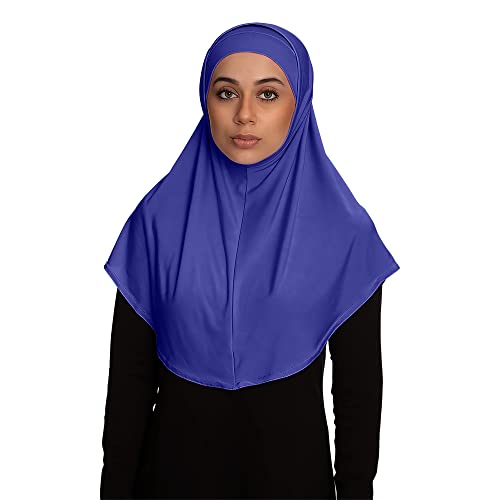 TheHijabStore.com Women's Amira Hijab 2 Piece with Tube Under Scarf Cap- Soft Polyester Princess Ready to Wear Instant Scarf