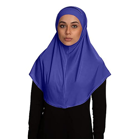 TheHijabStore.com Women's Amira Hijab 2 Piece with Tube Under Scarf Cap- Soft Polyester Princess Ready to Wear Instant Scarf
