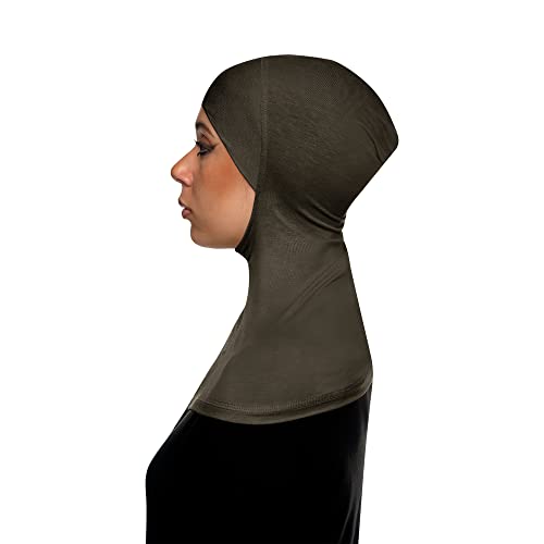 TheHijabStore.com Women's Ninja Instant Full Coverage Hijab Under Cap Sport Bonnet Swim Hijab Under Scarf Ready To Wear Pull On