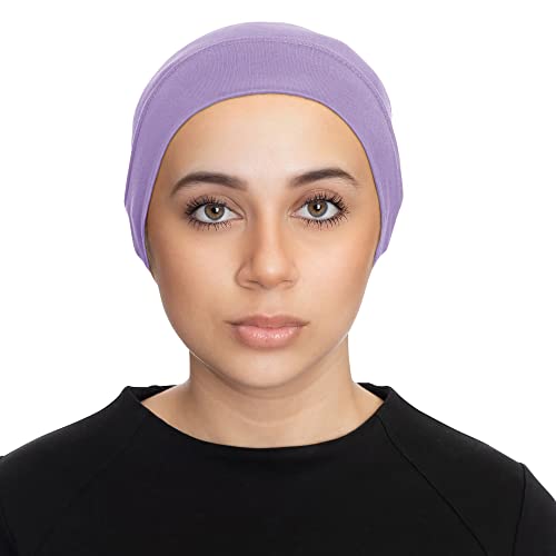 TheHijabStore.com Women's Stretch Under Scarf Convenient Bonnet Jersey Cap Head Wrap - Tube Hat Opens on 2 Ends