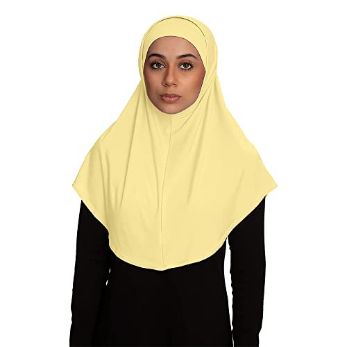TheHijabStore.com Women's Amira Hijab 2 Piece with Tube Under Scarf Cap- Soft Polyester Princess Ready to Wear Instant Scarf