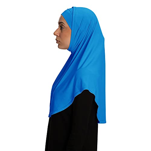 TheHijabStore.com Women's Amira Hijab 2 Piece with Tube Under Scarf Cap- Soft Polyester Princess Ready to Wear Instant Scarf