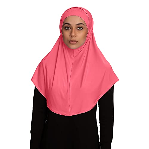 TheHijabStore.com Women's Amira Hijab 2 Piece with Tube Under Scarf Cap- Soft Polyester Princess Ready to Wear Instant Scarf