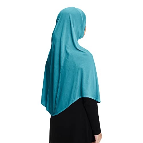 TheHijabStore.com Women's 1 Piece Amira Instant Hijab Ready to Wear Soft Head Wrap - Muslim Head Scarf Pull on Headwear