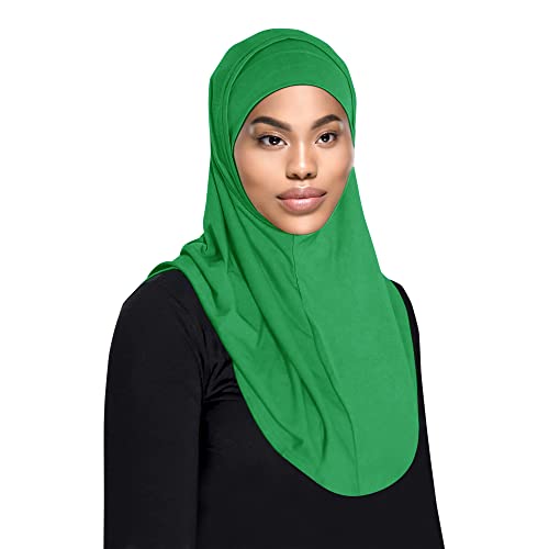 TheHijabStore.com Women's Amira Hijab 2 Piece with Tube Under Scarf Cap- Soft Polyester Princess Ready to Wear Instant Scarf