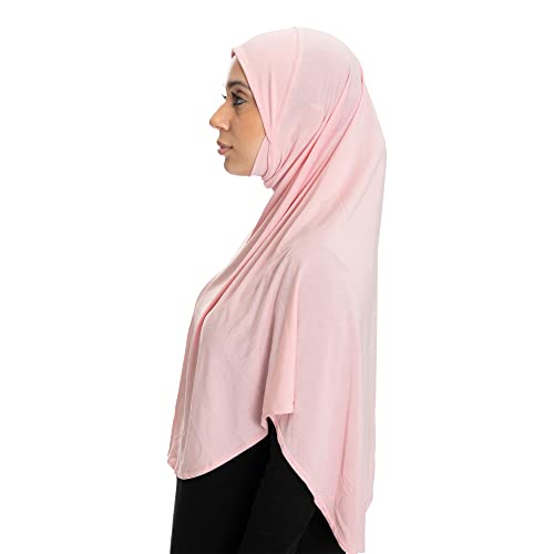 TheHijabStore.com Women's 1 Piece Amira Instant Hijab Ready to Wear Soft Head Wrap - Muslim Head Scarf Pull on Headwear
