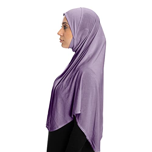 TheHijabStore.com Women's 1 Piece Amira Instant Hijab Ready to Wear Soft Head Wrap - Muslim Head Scarf Pull on Headwear