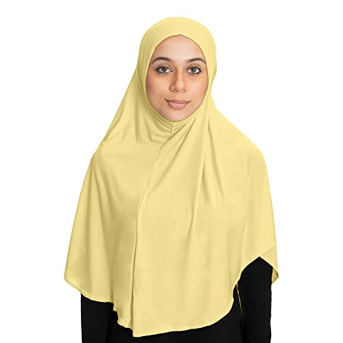 TheHijabStore.com Women's 1 Piece Amira Instant Hijab Ready to Wear Soft Head Wrap - Muslim Head Scarf Pull on Headwear