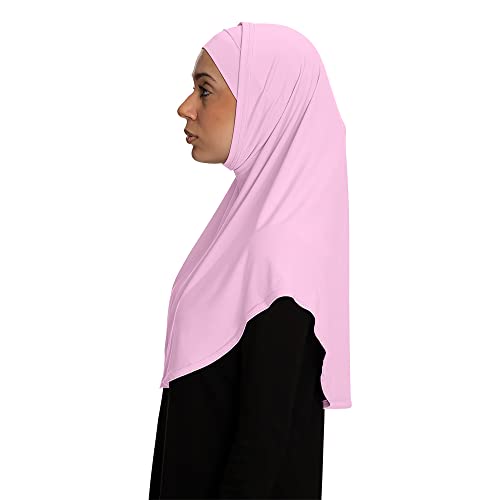 TheHijabStore.com Women's Amira Hijab 2 Piece with Tube Under Scarf Cap- Soft Polyester Princess Ready to Wear Instant Scarf