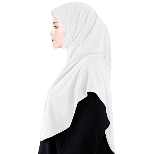 TheHijabStore.com Women's 1 Piece Amira Instant Hijab Ready to Wear Soft Head Wrap - Muslim Head Scarf Pull on Headwear