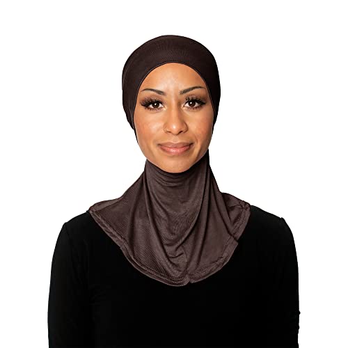 TheHijabStore.com Women's Ninja Hijab Under Scarf with Comfortable Elastic Neck Full Instant Coverage Bonnet Caps