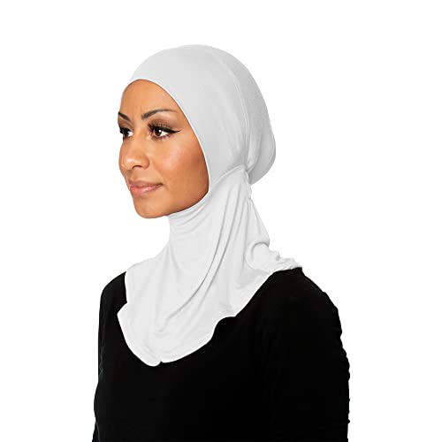 TheHijabStore.com Women's Ninja Hijab Under Scarf with Comfortable Elastic Neck Full Instant Coverage Bonnet Caps