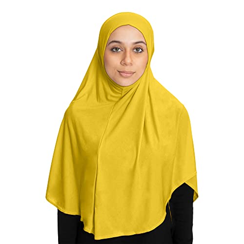 TheHijabStore.com Women's 1 Piece Amira Instant Hijab Ready to Wear Soft Head Wrap - Muslim Head Scarf Pull on Headwear
