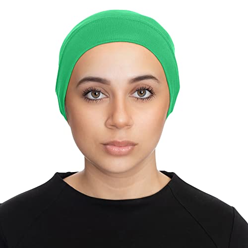 TheHijabStore.com Women's Stretch Under Scarf Convenient Bonnet Jersey Cap Head Wrap - Tube Hat Opens on 2 Ends