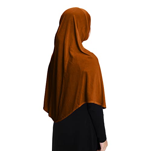 TheHijabStore.com Women's 1 Piece Amira Instant Hijab Ready to Wear Soft Head Wrap - Muslim Head Scarf Pull on Headwear