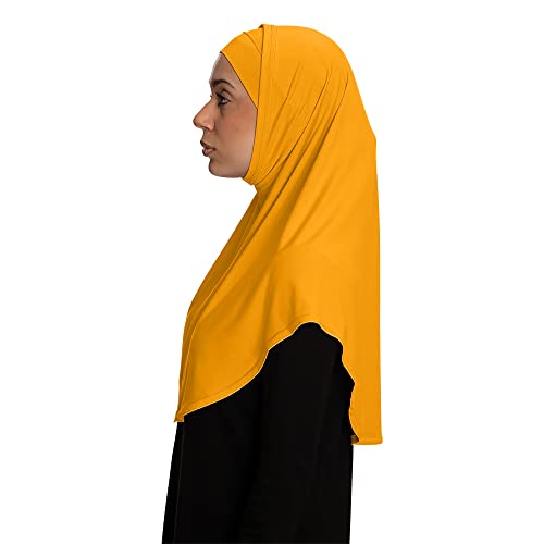 TheHijabStore.com Women's Amira Hijab 2 Piece with Tube Under Scarf Cap- Soft Polyester Princess Ready to Wear Instant Scarf
