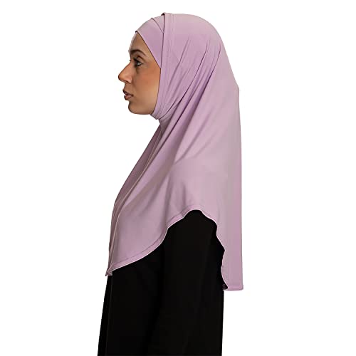 TheHijabStore.com Women's Amira Hijab 2 Piece with Tube Under Scarf Cap- Soft Polyester Princess Ready to Wear Instant Scarf