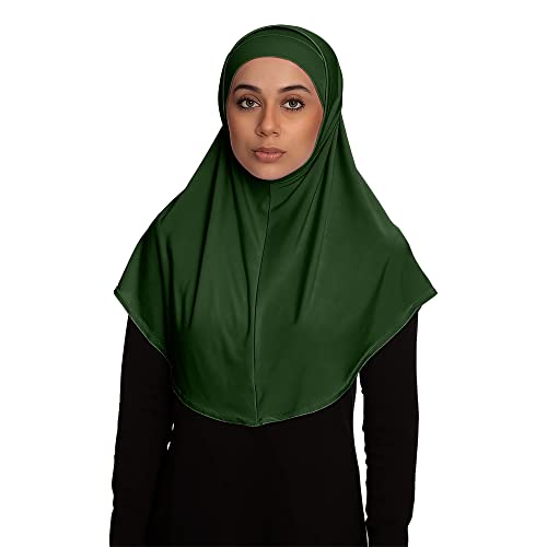 TheHijabStore.com Women's Amira Hijab 2 Piece with Tube Under Scarf Cap- Soft Polyester Princess Ready to Wear Instant Scarf