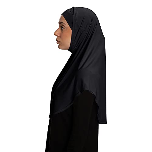 TheHijabStore.com Women's Amira Hijab 2 Piece with Tube Under Scarf Cap- Soft Polyester Princess Ready to Wear Instant Scarf
