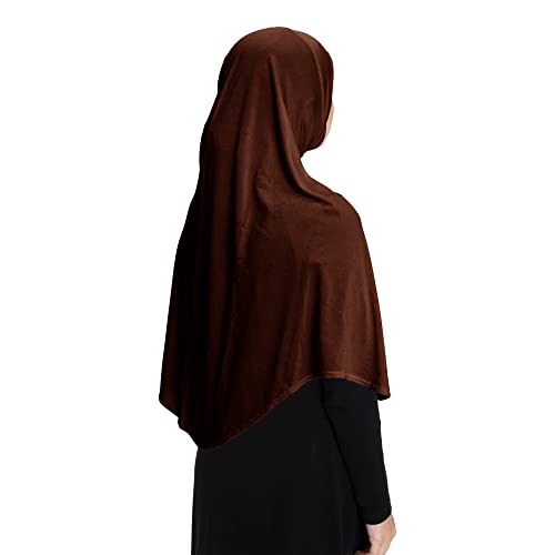 TheHijabStore.com Women's 1 Piece Amira Instant Hijab Ready to Wear Soft Head Wrap - Muslim Head Scarf Pull on Headwear