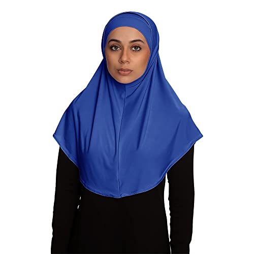 TheHijabStore.com Women's Amira Hijab 2 Piece with Tube Under Scarf Cap- Soft Polyester Princess Ready to Wear Instant Scarf